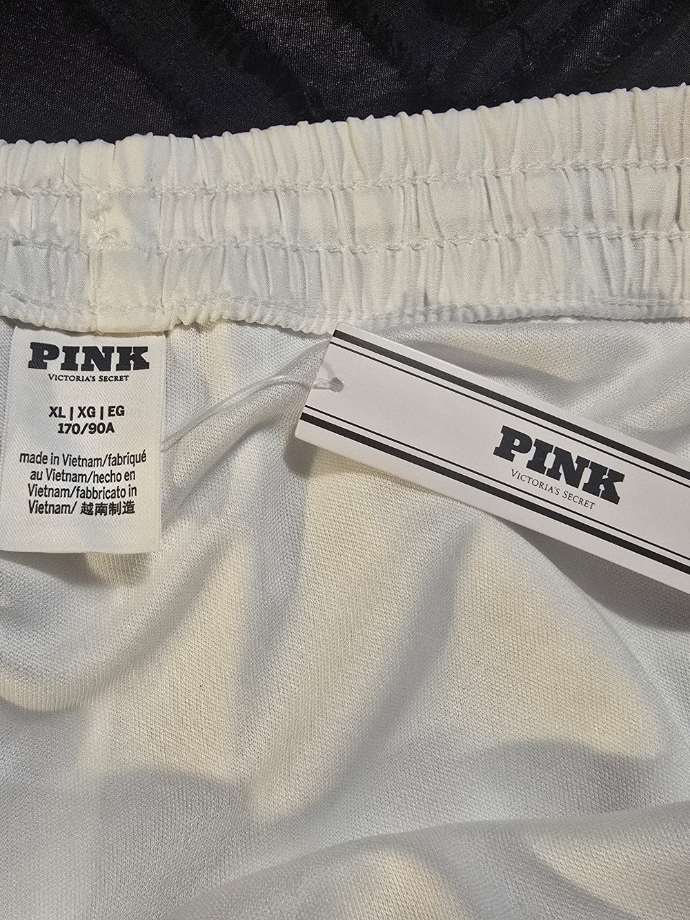 PINK Victoria's Secret White Athletic Shorts